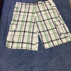 Plaid Ecko Unltd Cargo Shorts